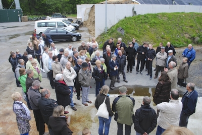 Besuch der Biogasanlage auf dem Hof Keßmann