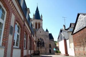 Rathaus mit Kirche